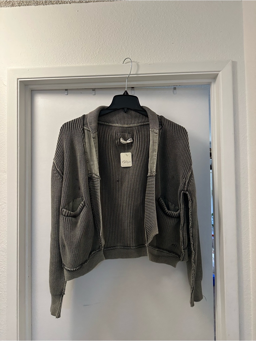 Free People We The Free Worn Thru Cardigan